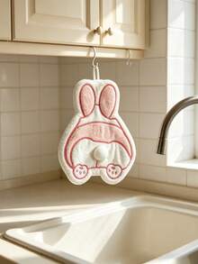 Joivida Corgi Butt Cat Hanging Kitchen Towel Set - Absorbent Reusable Small Washcloth, Cute Cartoon Animal Dish Towel, Home Decor, Funny Gifts For Pet Lovers, Fast Drying Hand Towel For Bathroom & Kitchen, Soft Washable Facecloth - Multicolor - View 6