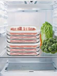 1/2/3/4‑Tier Stackable Food Storage Containers, Leak‑Proof Sealed Food Keeper For Refrigerator - Multicolor - View 12