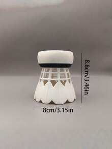 1PC 3D Printed Shuttlecock Shape Pen Holder Desk Organizer Sculpture Decor Art Craft For Office Study Home Desktop Display Collection Gift For Badminton Fans Players - Multicolor - View 5