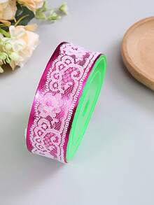 1roll 4.5cm Wide Lace Design Diy Sewing Strip Decorative Fabric Trim Applique Craft Supply For Clothing Gift Wrapping Handmade Project - A - View 4