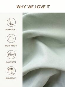 Cirelle 2pcs Embroidered Tulip Pillowcases, Ultra Soft Polyester Pillow Covers With Floral Embroidery, Sage Green Botanical Pillow Shams For Bedroom Decor, Envelope Closure (No Insert) - Light green - View 4
