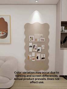 1PC Modern Thickened Felt Bulletin Board No Drill Wall Mounted Rectangular Message Photo Display Board For Home Office Memo Notice DIY Decorative Wall Organizer For Valentine Mother Thanksgiving Christmas Gift - A - View 9