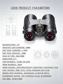 MaiFeng - Strike 10X50/12X50 ED High-Definition Waterproof FMC Coated Low-Light Night Vision Outdoor Bee Tracking Nature Observation Photography - B - View 8