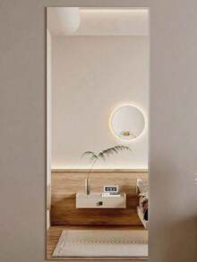 1pc Frameless Scratch-Resistant High-Definition Acrylic Mirror #Shower Mirror#Student Dorm Washbasin Mirror#Bedroom Dressing Mirror#Self-Adhesive Mirror#Minimalist Lightweight Soft Mirror#Drill-Free Installation High-Definition Mirror#Bathroom - Mirror Wall Stickers - View 3