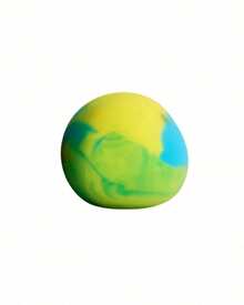 Hape 1pc Yellow Green Blue Planet Squishy Ball, 6cm/2.36in Color Swirl PVA Filled Squeeze Ball With Smooth TPR Outer, Soft Palm Grip Hand Squeeze Accessory For Home Desk Office Travel - Multicolor - View 10