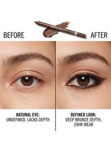 Rimmel Scandaleyes Waterproof Eyeliner 003 Brown 1.3 G - Brown - View 2