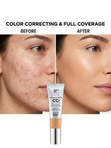 كريم أساس CC+ من IT Cosmetics لبشرة أفضل مع عامل حماية من الشمس SPF50+ - Medium Tan - مشاهدة 3