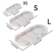1 PC Oval Silicone, Storage Tray, Aromatherapy Jewelry Storage Tray, Suitable For Living Room, Kitchen, Bathroom, Vanity Storage Decoration - Multicolor - View 9