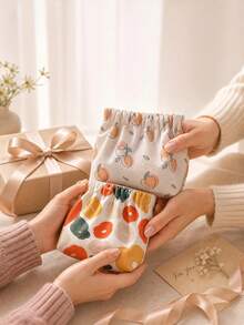 1 Pack Waterproof Sanitary Pad Storage Pouch, Multi-Functional Portable Period Care Bag For Menstrual Cups Panty Liners, Compact Mini Cosmetic Bag Pencil Case Coin Purse, Travel Essential & Practical Gift - Multicolor - View 9