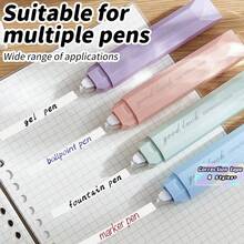 Correction Tape Set, Retractable Correction Tape, Suitable For Exams, Smooth‑Writing Correction Tape, Reliable Liquid Correction Tape Eraser, School And Office Supplies - Sets - View 1