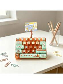 POKOJA LAND Gantungan Kunci Fidget Keyboard untuk Dewasa, 26-in-1 Tombol Pereda Stres Keyboard, Penghilang Stres Lucu untuk Fokus & Ketenangan Saat Bekerja atau Belajar, Mengisi Waktu Luang - MultiWarna - View 6