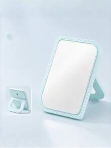 Simple Desktop Makeup Mirror, Freestanding & Wall‑Mountable Single‑Sided Vanity Mirror, High‑Definition Dressing Mirror For Student Dormitory Bedroom Tabletop Use - Multicolor - View 14