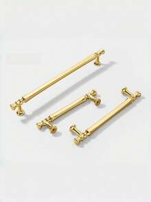 Made Of Solid Zinc Alloy For Sturdy And Long‑Lasting Performance. Bright Gold Glossy Finish Delivers Elegant French Luxury Style. Single‑Hole Design For Quick And Easy Installation. Perfect Match For Wardrobe, Cabinet, Drawer And Various Home - multicolor - View 13