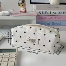 1pc Pencil Case, Suitable For 4 Seasons, Ins Large Capacity Student Stationery Storage Bag, Pencil Case Bag, Handheld Makeup Bag, Pencil Case Bag, Suitable For Desktop Accessories, Suitable For Travel, Cosmetics, Stationery Storage - multicolor - View 4