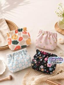 1 Pack Waterproof Sanitary Pad Storage Pouch, Multi-Functional Portable Period Care Bag For Menstrual Cups Panty Liners, Compact Mini Cosmetic Bag Pencil Case Coin Purse, Travel Essential & Practical Gift - Multicolor - View 1