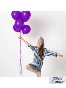 1 Roll, 250 Yards Of Purple Curly Ribbon, Suitable For Gift Wrapping, Balloon Rope, Weddings, Birthdays, Etc. - Shiny Metallic Ribbon, Suitable For Bouquet And Flower Wrapping Paper, Suitable For Valentine's Day, Weddings, Birthdays, Etc. - dark purple - View 5