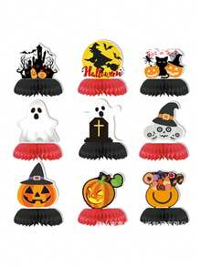 Halloween Hanging Decorations For Holiday Parties, Pumpkin And Ghost Tags, Atmosphere Accessories - Halloween pendant - View 9