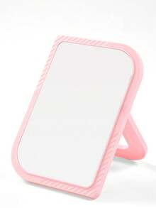 Simple Desktop Makeup Mirror, Freestanding & Wall‑Mountable Single‑Sided Vanity Mirror, High‑Definition Dressing Mirror For Student Dormitory Bedroom Tabletop Use - Multicolor - View 8