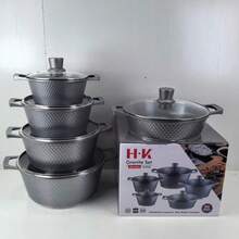 Bộ nồi chảo chống dính, phù hợp cho bếp điện và bếp ga, lý tưởng cho gia đình, tiệc lễ, tụ họp gia đình và sử dụng hàng ngày - Xem 10
