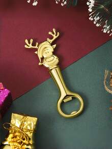 SHEIN Christmas Themed Bottle Opener, Cute Small Gift For Xmas Holiday & European American Party Supplies - View 9