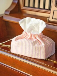 ROMWE Kawaii 1 buah Kotak Tisu Kain Niche yang Sangat Menarik, Gaya Bunga dan Pedesaan, Kotak Tisu Multifungsi untuk Ruang Tamu dan Kamar Tidur, Dekorasi Rumah - MultiWarna - View 15