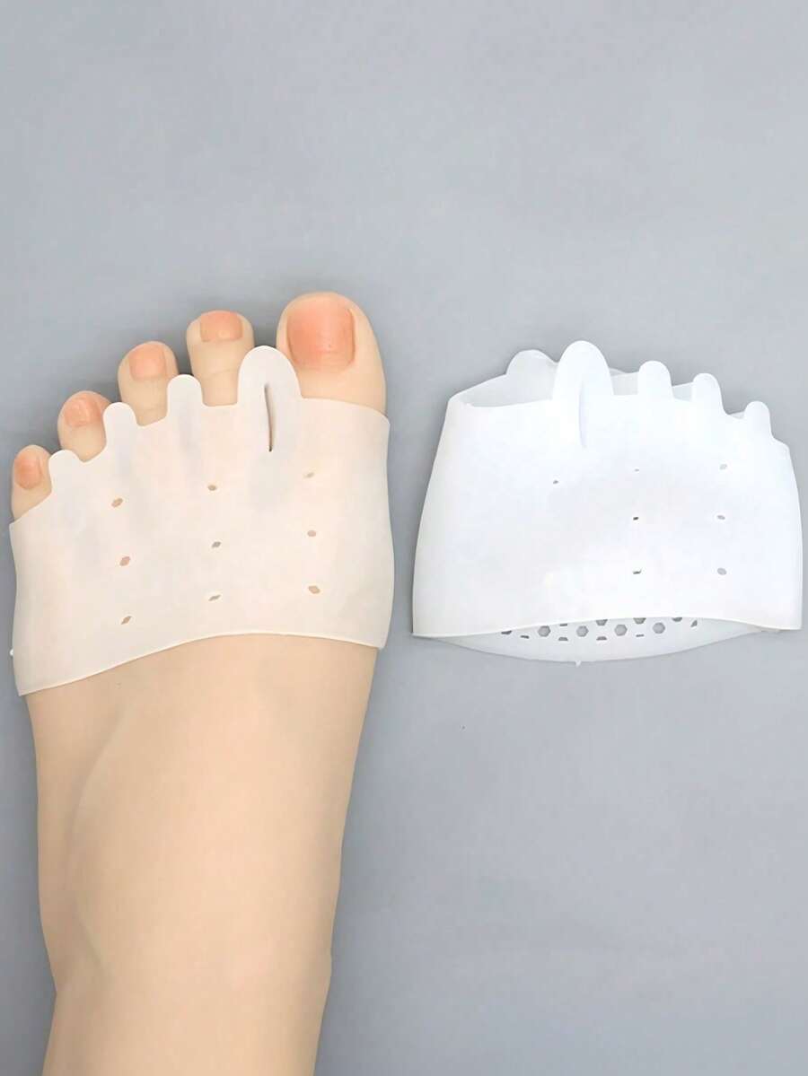 2PCS 5-Toe Separator Toe Overlap Prevention Pads, Forefoot Care Pressure Relief Anti-Friction - Multicolor - View 1