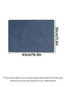 Dining Mat, Luxury, Solid Color, Table Insulation Mat, Heat-Resistant Cup Mat, Dinnerware, Bowls, Plates, Tablecloth, Western Dining Mat, Custom-Made, Waterproof. - Multicolor - View 4