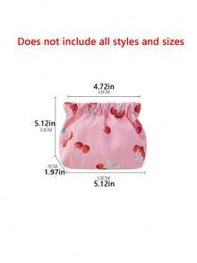 1 Pack Waterproof Sanitary Pad Storage Pouch, Multi-Functional Portable Period Care Bag For Menstrual Cups Panty Liners, Compact Mini Cosmetic Bag Pencil Case Coin Purse, Travel Essential & Practical Gift - Multicolor - View 3