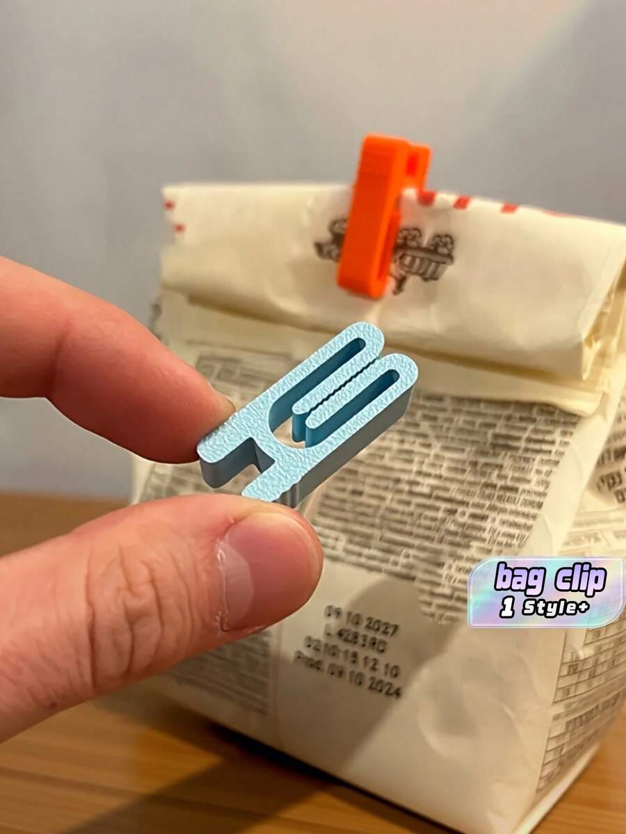 10PCS Random Set Bag Sealing Clips, Lightweight Durable Plastic Kitchen Clips, Airtight Reusable Sealer For Pantry, Fridge, Freezer, Home Organization, Small Kitchen Tool, Household Essentials, Multi-Purpose Bag Holder - multicolor - View 1