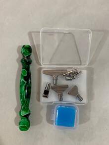 1套新款5D鑽石畫工具組，附螺紋合金替換筆尖的鑽石筆，手工鑽石畫配件 - 多色 - 查看 15