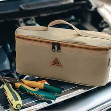 Practical Portable Nylon Kitchenware Storage Bag For Camping, Barbecues And Travel-Easily Organize Outdoor Utensils Such As Knives And Spoons (Single Storage Bag-Excluding Tableware) - 1pc - View 4