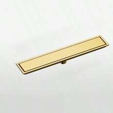 Gold Rectangular Floor Drain, Designed With Thick Stainless Steel, High Drainage Capacity, Odor-Proof, Suitable For Hotel, Shower Room, Balcony And Other Scenarios - Multiple Sizes Available - Multicolor - View 12