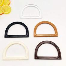 2pcs Bag Handle Replacement Accessories, 5 Colors, 2 Pieces Per Color, Multi-Color Multi-Function, Suitable For Handmade Beach Bags Crochet Handbags, DIY Handbag Making, Bag Handles, Resin Handles - multicolor - View 11