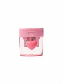 1pc Macaron Color Pencil Sharpener, Transparent Double Hole Pencil Sharpener, Pencil Sharpener With Lid,Suitable For School, Must-Have For Back To School Season, Student Gifts - multicolor - View 25
