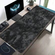 1PC Black Textured Gaming Mouse Pad. Large Enough To Cover The Entire Desktop Workspace. Unique Grey Stone Texture Design.This Large Mouse Pad Can Be Used As A Desktop Mat, Study Mat, Or Keyboard Pad - multicolor - View 7