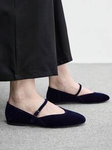 CUCCOO BIZCHIC 女款日常通勤休閒百搭時尚鞋 - 深藍色 - 查看 5