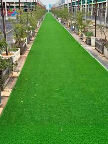 Flame Resistant Waterproof Artificial Grass Mat, Durable Easy Cut Lawn Turf For Patio Balcony Pet Playground, Indoor Outdoor Low Maintenance Garden Carpet, Event Backdrop - Artificial Turf - View 6