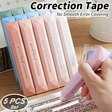 Correction Tape Set, Retractable Correction Tape, Suitable For Exams, Smooth‑Writing Correction Tape, Reliable Liquid Correction Tape Eraser, School And Office Supplies - Sets - View 2