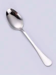 6pcs/12pcs/24pcs Stainless Steel Spoon For Home Kitchen And Restaurant,Kitchen,Christmas Gift,School Supplies - Silver - View 4