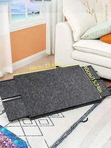 1PC Foldable Standing Puzzle Mat Felt Board With Drawers DarkGray Portable Large Foldable Puzzle Pad For Adults Family Travel Game Room Organizer Storage - multicolor - View 6
