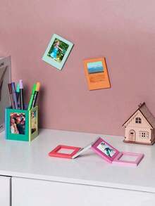 5/10/20pcs Bingkai Foto Magnetik Kulkas, Album Bingkai Foto Magnetik Warna-warni 3 Inci Cocok untuk Film Mini - MultiWarna - View 11