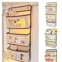 Hanging Closet Organizer 1/2/3 Layers Hanging Storage Bags | Sundries Over The Door Organizer Shelf Non-Woven Fabric Wall Home - Multicolor - View 5