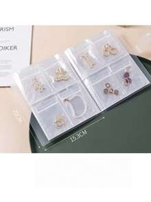 Anti Tarnish Jewelry Storage Bags Transparent Dustproof Oxidation Resistant Portable Soft Pouch For Earrings Studs Necklaces Rings Bracelets Lightweight Organizer For Home Travel Outdoor Jewelry Collection Display Holder - solid color - View 6