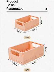 Large Capacity Multi Grid Desktop Organizer Box Minimalist Solid Color Thickened Pp Plastic Anti Slip Dustproof Stationery Sundries Storage Holder For Pen Eraser Student Office Back To School Supplies - multicolor - View 3