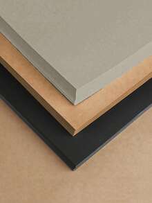 5 Lembar Karton Buku 1mm Ukuran A4/A5, Karton Jilid, Karton Chipboard, Karton Buku Desainer Putih/Kraft/Abu-abu 45pt, Lembaran Karton Chipboard Tugas Berat, Perlengkapan Penjilidan Buku untuk Sampul Buku, Scrapbooking & Pelapis Bingkai Foto - MultiWarna - View 2