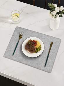Dining Mat, Luxury, Solid Color, Table Insulation Mat, Heat-Resistant Cup Mat, Dinnerware, Bowls, Plates, Tablecloth, Western Dining Mat, Custom-Made, Waterproof. - Multicolor - View 9