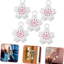 Cute Heart Bell Couple Japanese‑Style Heart Water Sound Bell Mobile Phone Keychain Bag Charm - multicolor - View 6
