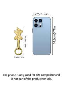 SHEIN Christmas Themed Bottle Opener, Cute Small Gift For Xmas Holiday & European American Party Supplies - View 3