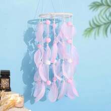 Large Dream Catchers With Natural Feathered Hanging Ornament For Living Room Home Decors And Giving (No Power) - multicolor - View 7