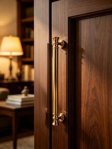 Made Of Solid Zinc Alloy For Sturdy And Long‑Lasting Performance. Bright Gold Glossy Finish Delivers Elegant French Luxury Style. Single‑Hole Design For Quick And Easy Installation. Perfect Match For Wardrobe, Cabinet, Drawer And Various Home - multicolor - View 2
